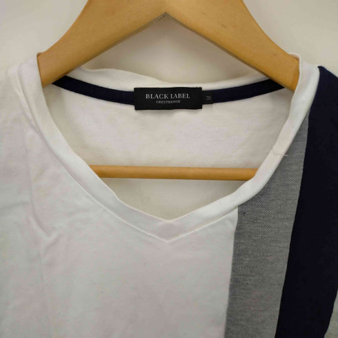 ブラックレーベル BLACK LABEL クレストブリッジ Vネック Tシャツ レディース import:M