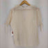 ザラ ZARA PLEATED BLOUSE WITH RUFFLES レディース import:L
