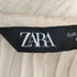 ザラ ZARA PLEATED BLOUSE WITH RUFFLES レディース import:L