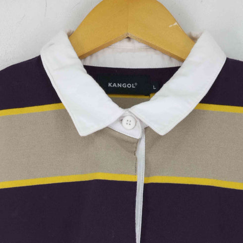 カンゴール KANGOL 半袖ラガーシャツ メンズ JPN:L