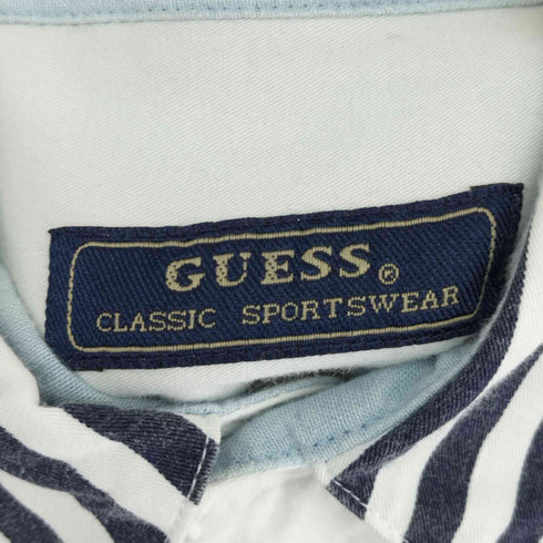 ゲス GUESS ワッペン 切替レギュラーカラーシャツ メンズ JPN:XL