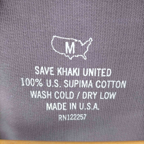 セーブ カーキ ユナイテッド SAVE KHAKI UNITED MADE IN USA U.S.SUPIMA COTTON クルーネックカットソー メンズ JPN:M