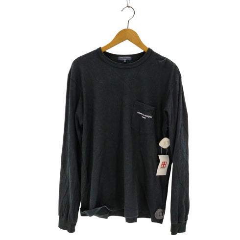 コムデギャルソンオム COMME des GARCONS HOMME 24SS ロゴプリント フロントポケットロングスリーブTシャツ メンズ JPN:L