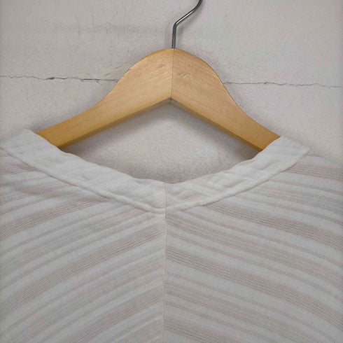 イッセイミヤケ ISSEY MIYAKE 80s 筆タグ コットン切替 アシンメトリーノースリーブワンピース レディース JPN:M