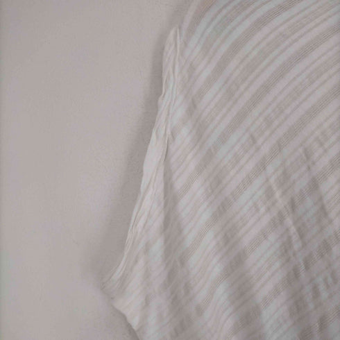 イッセイミヤケ ISSEY MIYAKE 80s 筆タグ コットン切替 アシンメトリーノースリーブワンピース レディース JPN:M