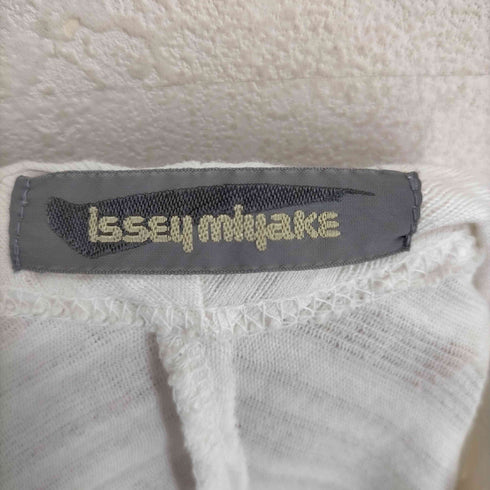 イッセイミヤケ ISSEY MIYAKE 80s 筆タグ コットン切替 アシンメトリーノースリーブワンピース レディース JPN:M