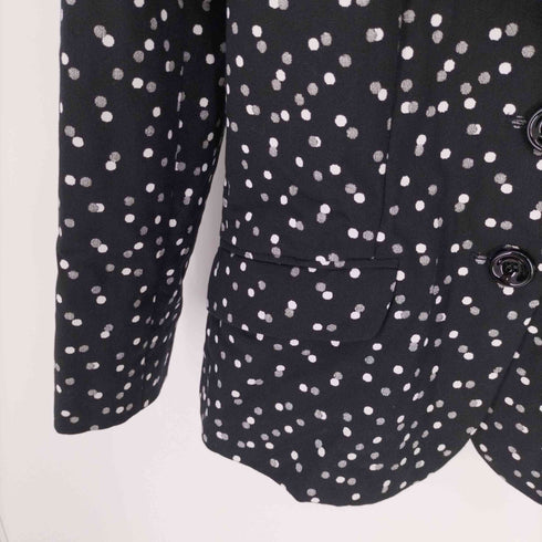 エンポリオアルマーニ EMPORIO ARMANI ドット柄テーラードジャケット レディース EUR:44
