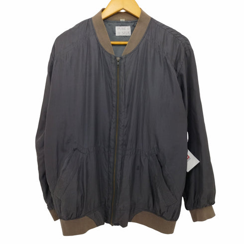 PURESILK 80-90S シルク ジップアップブルゾン メンズ JPN:L