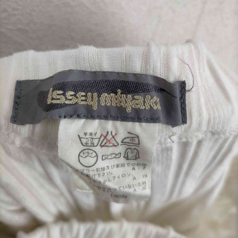 イッセイミヤケ ISSEY MIYAKE 80s 筆タグ コットンプリーツバルーンパンツ レディース JPN:M