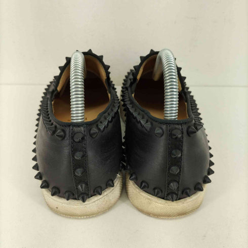 クリスチャンルブタン CHRISTIAN LOUBOUTIN カジュアルシューズ ローカット レザー スタッズ レディース JPN:22
