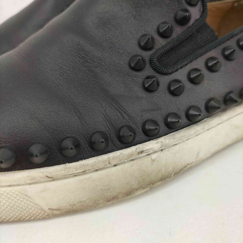 クリスチャンルブタン CHRISTIAN LOUBOUTIN カジュアルシューズ ローカット レザー スタッズ レディース JPN:22