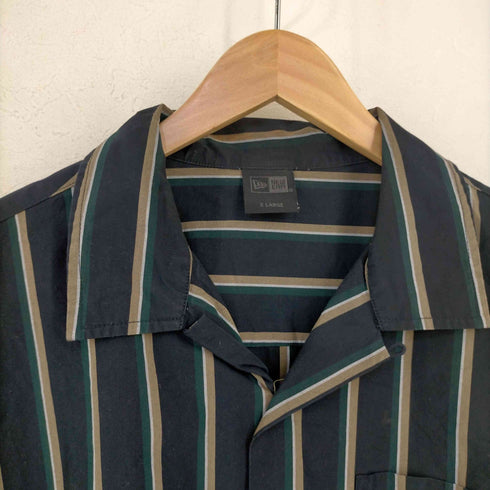 ニューエラ NEW ERA 23SS オープンカラー シャツ BLACK LABEL メンズ JPN:XL