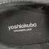ヨシオクボ yoshio kubo GROUNDFLLOR 製品染めダメージ加工ローカットスニーカー メンズ