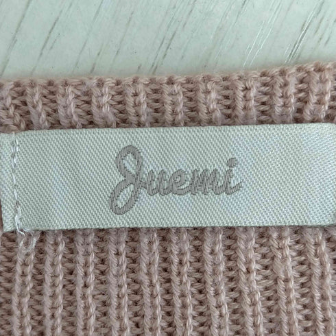 ジュエミ Juemi ショート丈 アクリル混 ベルスリーブニット レディース FREE
