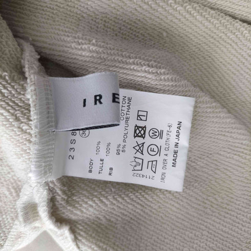 アイレネ IRENE 21SS Tulle Hoodie パーカー 長袖 フード チュールレース プルオーバー レディース 36