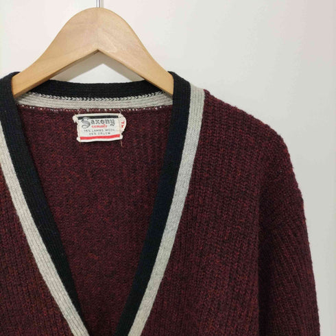 SAXONY 50-60s ORLON ニットカーディガン メンズ JPN:XL