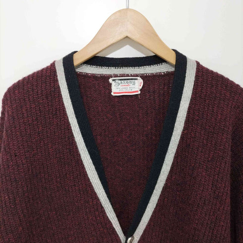 SAXONY 50-60s ORLON ニットカーディガン メンズ JPN:XL