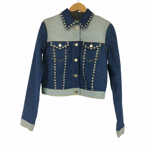 トミーヒルフィガー TOMMY HILFIGER GIGI HADID コラボ スタッズ デニムジャケット ジージャン Gジャン レディース JPN:4