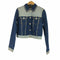 トミーヒルフィガー TOMMY HILFIGER GIGI HADID コラボ スタッズ デニムジャケット ジージャン Gジャン レディース JPN:4