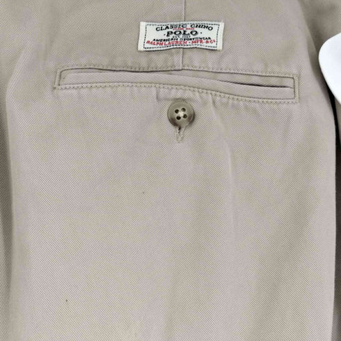 ポロバイラルフローレン Polo by RALPH LAUREN HAMMOND PANT ポロチノ タックチノパンツ メンズ 36/30