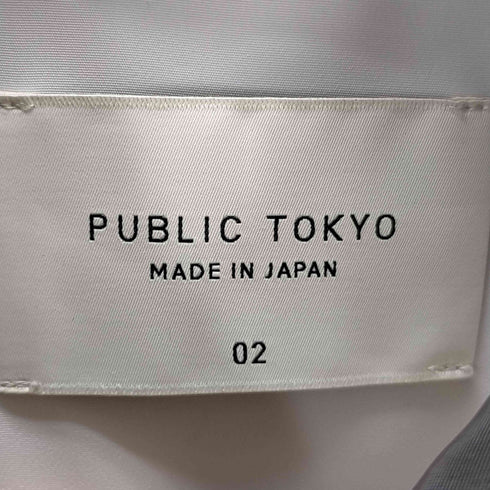 パブリックトウキョウ PUBLIC TOKYO サテンウエスタンシャツ メンズ JPN:2