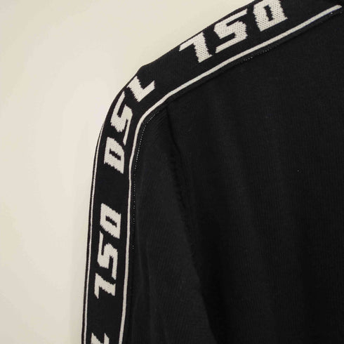 ディーゼル DIESEL サイドロゴクルーネックニット メンズ S