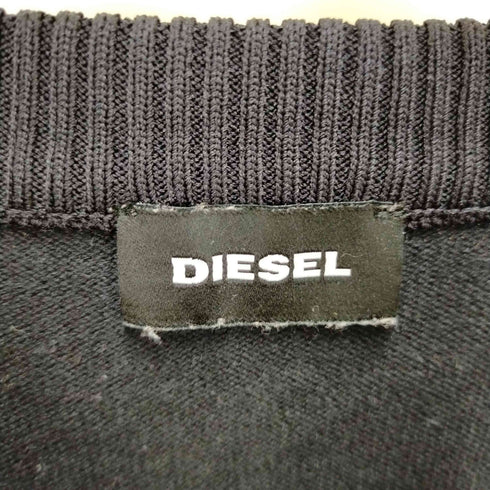 ディーゼル DIESEL サイドロゴクルーネックニット メンズ S