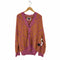 メゾンスペシャル MAISON SPECIAL Damask Jacquard Prime-Over V-Neck Knit Cardigan メンズ JPN:2