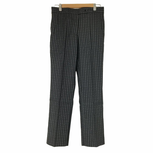 ゴールデングース GOLDEN GOOSE DELUXE BRAND テーパードパンツ スラックス ロゴストライプ センタープレス レディース JPN:S