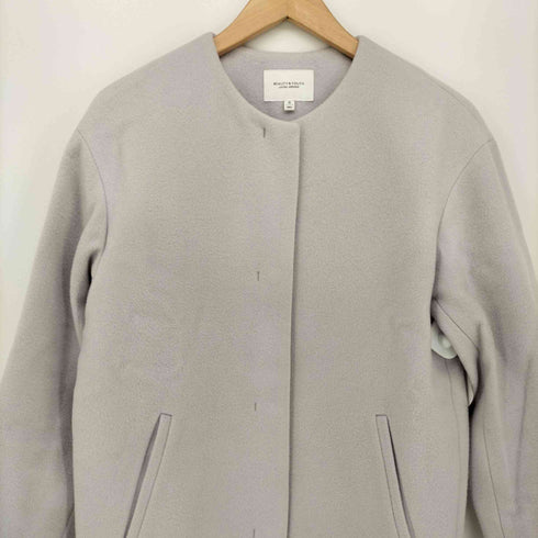 ビューティーアンドユースユナイテッドアローズ BEAUTY & YOUTH UNITED ARROWS モッサ ドレープ ノーカラーコート レディース JPN:S