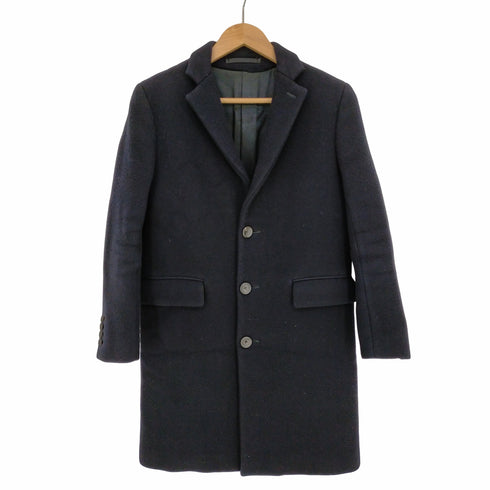 サイベーシックス SCYE BASICS ウール カシミヤ 3Bチェスターコート レディース 36