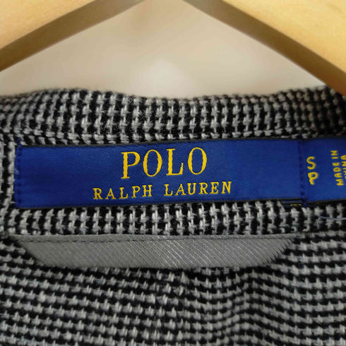 ポロラルフローレン POLO RALPH LAUREN ハウンドトゥースシングル テーラードジャケット メンズ S