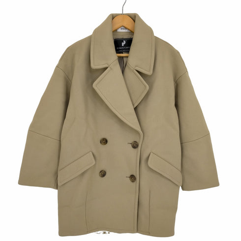 スナイデル snidel 22AW Sustaina ウールコクーンダブルコート レディース 0