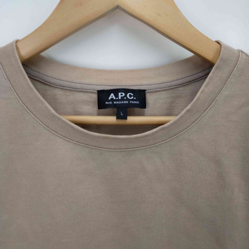 アーペーセー A.P.C. クルーネック ショートスリーブTシャツ メンズ import:L