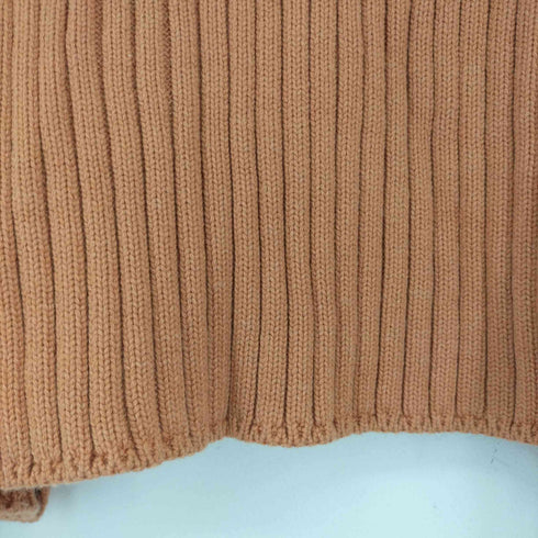 スタイリング styling 21AW バックショートニットプルオーバー セーター タートルネック 長袖 ドルマンスリーブ ウール混 レディース FREE