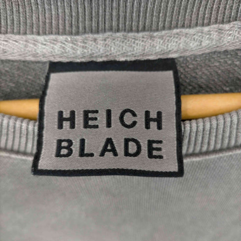 HEICH BLADE 製品染めクルーネックスウェット 裾ドローコード メンズ