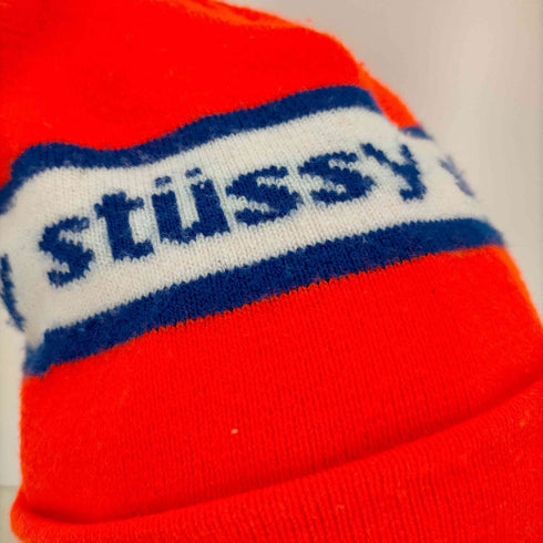 ステューシー Stussy テープロゴニットキャップ メンズ