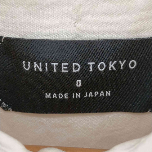 ユナイテッドトウキョウ UNITED TOKYO レーヨン混 長袖レイヤードシャツ レディース 0