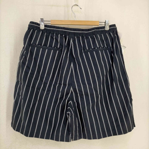 ニューエラ NEWERA 23SS ストライプブロードショートパンツ BLACK LABEL メンズ JPN:XL