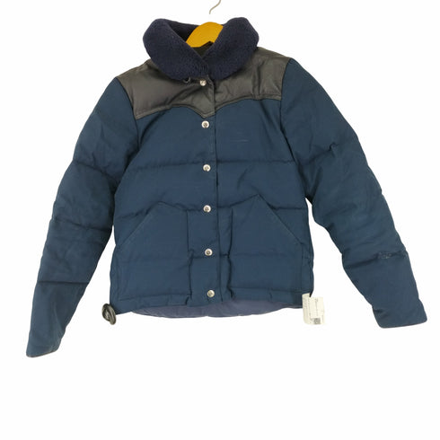 ケープハイツ cape HEIGHTS 80/20 ダウンジャケット 襟ボア 切替レザー レディース JPN:XS