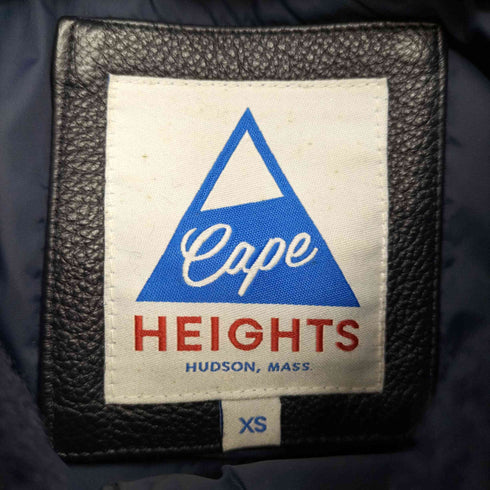 ケープハイツ cape HEIGHTS 80/20 ダウンジャケット 襟ボア 切替レザー レディース JPN:XS