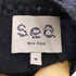 シーニューヨーク sea new york ワンピース ひざ丈 五分袖 フラワーモチーフ コットン レディース JPN:M