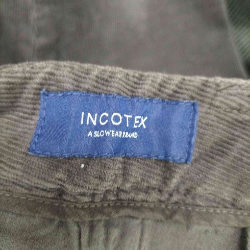 インコテックス INCOTEX テーパード スリム ストレッチ コーデュロイ パンツ レディース JPN:42
