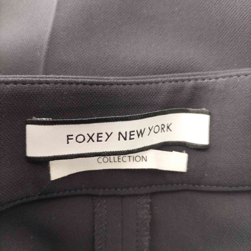 フォクシーニューヨーク FOXEY NEW YORK COLLECTION Strach Suiting Flare Capri パンツ テーパード ストレッチ レディース 38