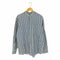 BLUE ISLAND ホンジュラス製 バンドカラーストライプシャツ メンズ import:L