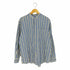 BLUE ISLAND ホンジュラス製 バンドカラーストライプシャツ メンズ import:L