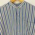 BLUE ISLAND ホンジュラス製 バンドカラーストライプシャツ メンズ import:L