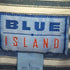 BLUE ISLAND ホンジュラス製 バンドカラーストライプシャツ メンズ import:L