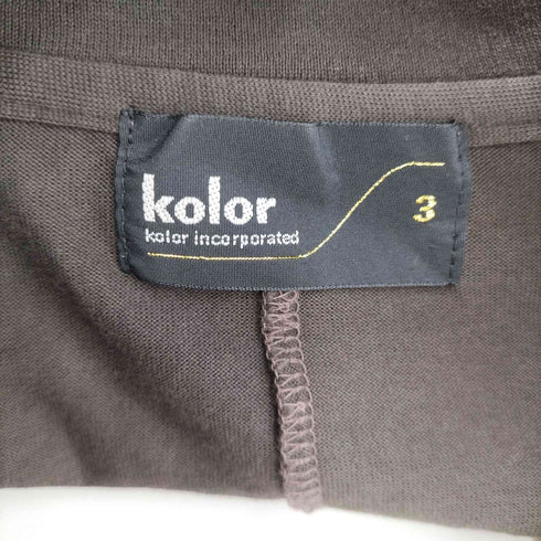 カラー kolor カットソージャケット テーラード 薄手 シングル グラデーション 1B メンズ 3