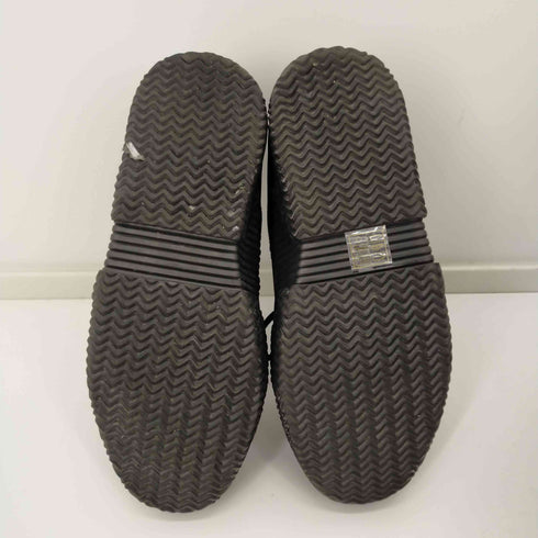 エンポリオアルマーニ EMPORIO ARMANI ミドルカット ナイロンレザー スニーカー メンズ US:8